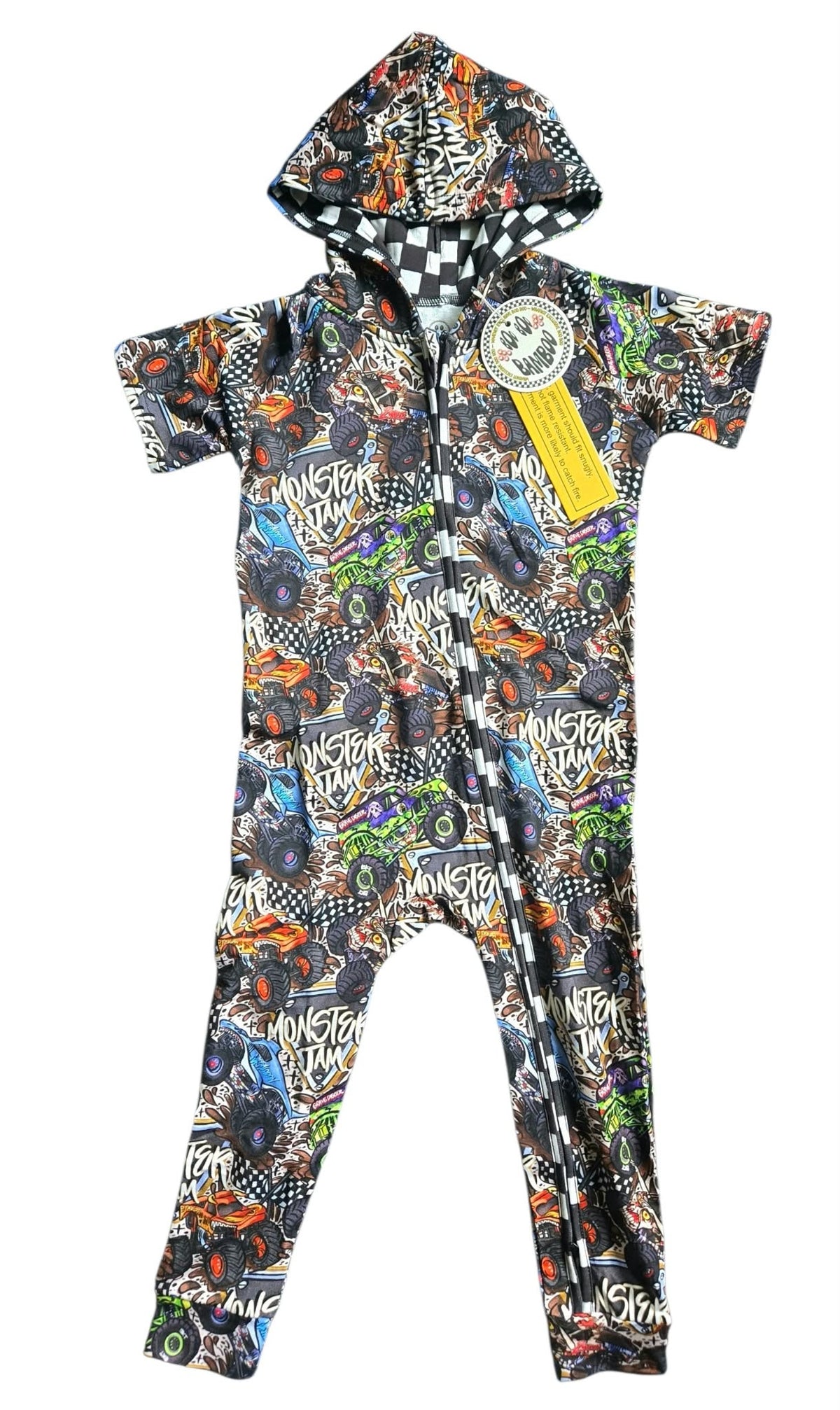Vrooom Vrooom Daywear Short Sleeve Hooded Zippy