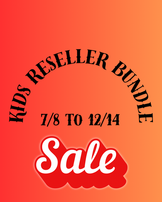 7/8 to 12/14 Kids Bamboo Reseller Bundle 20 pieces - no codes