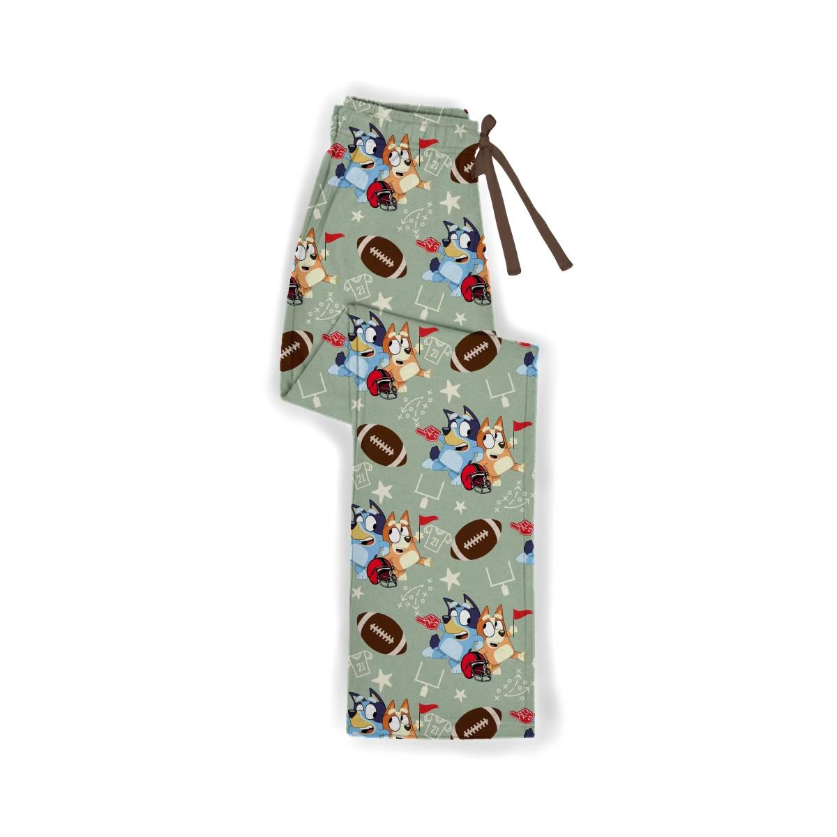 Bamboo Bliss Men’s Lounge Pants - Football