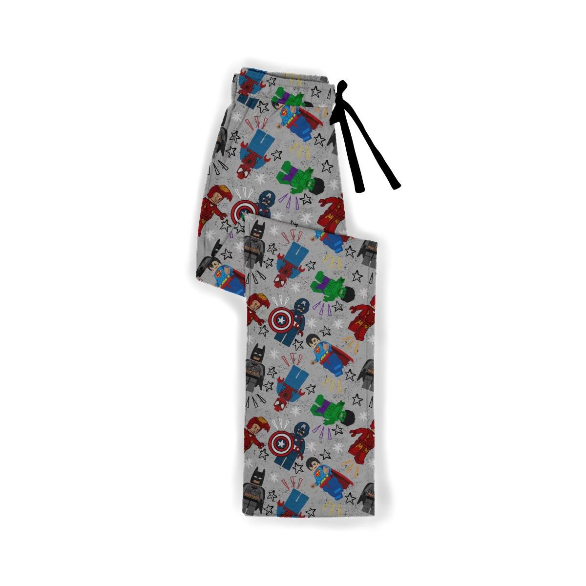 Bamboo Bliss Men’s Lounge Pants - Toy Superheroes