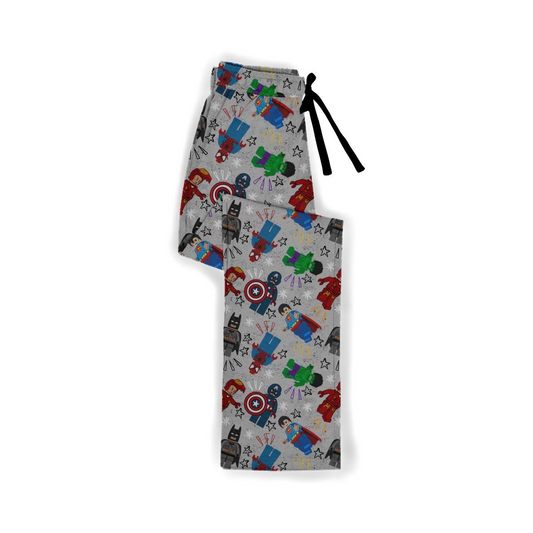 Bamboo Bliss Men’s Lounge Pants - Toy Superheroes