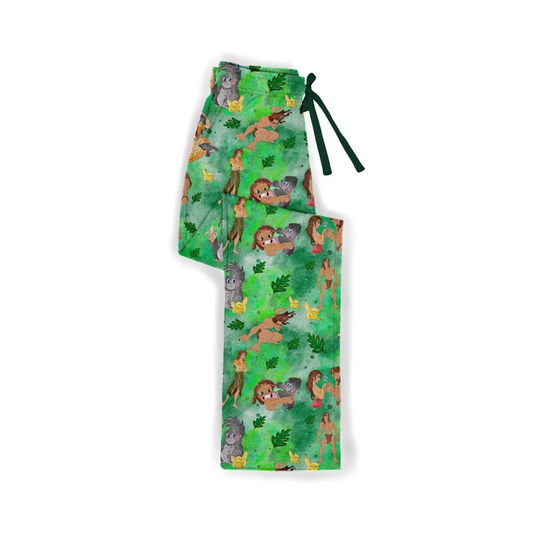 Bamboo Bliss Men’s Lounge Pants - Jungle Fun