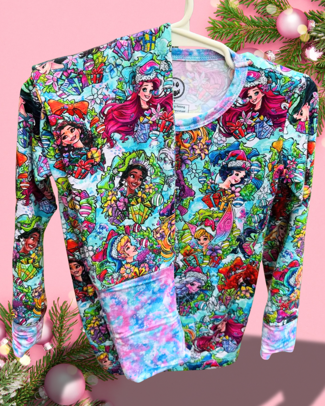 Enchanted Christmas Pajama Set - Fold Over Waist