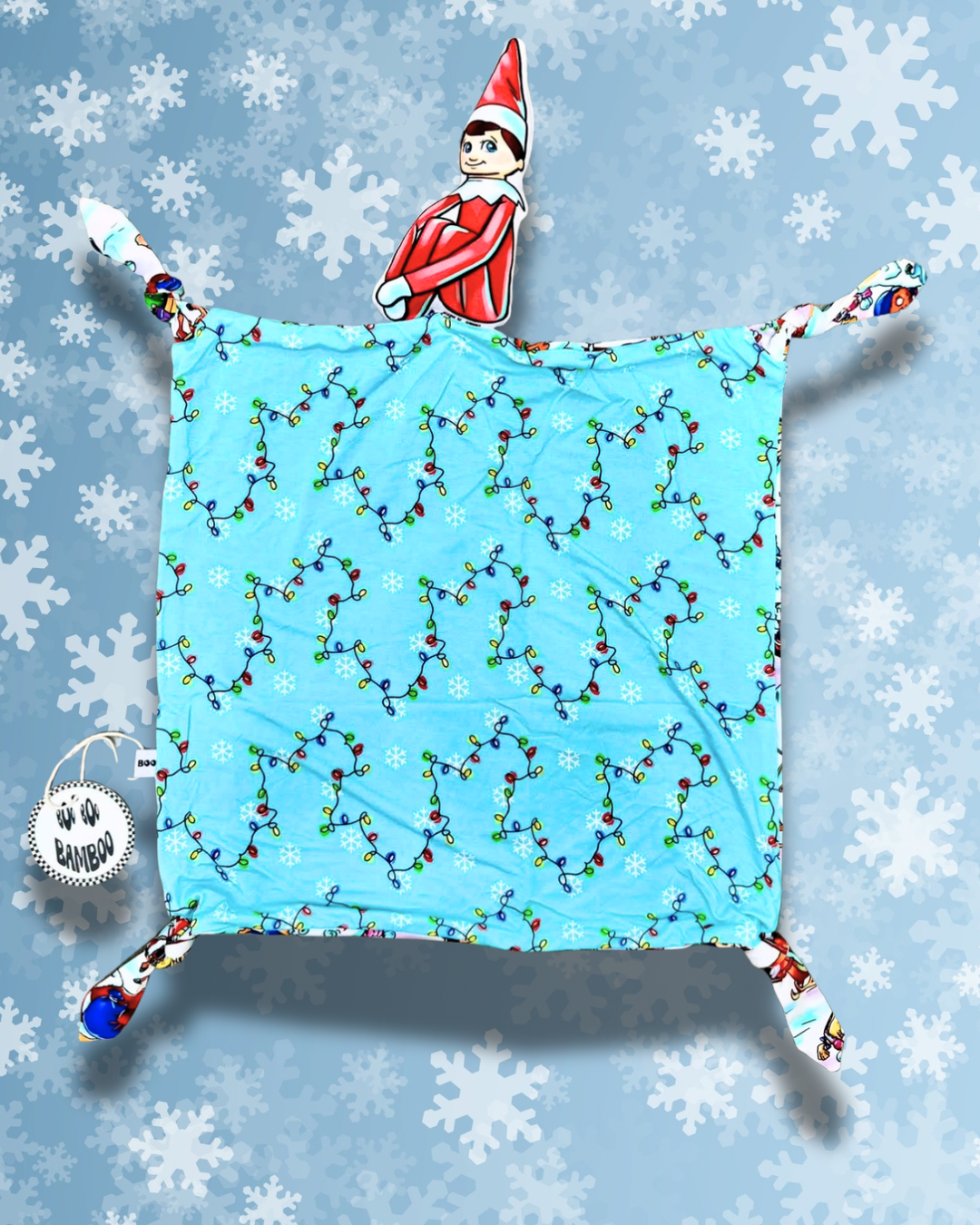 Snow Day Cuddle Lovey - 14x14