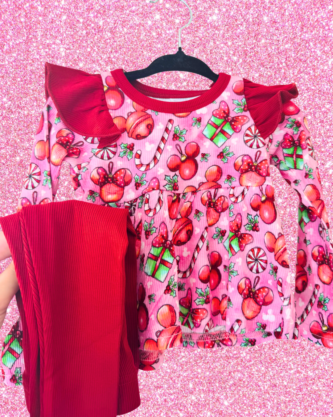 Mistletoe Magic Peplum Set