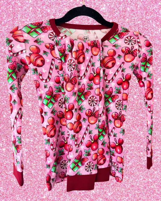 Mistletoe Magic Ribbed Pajama Set