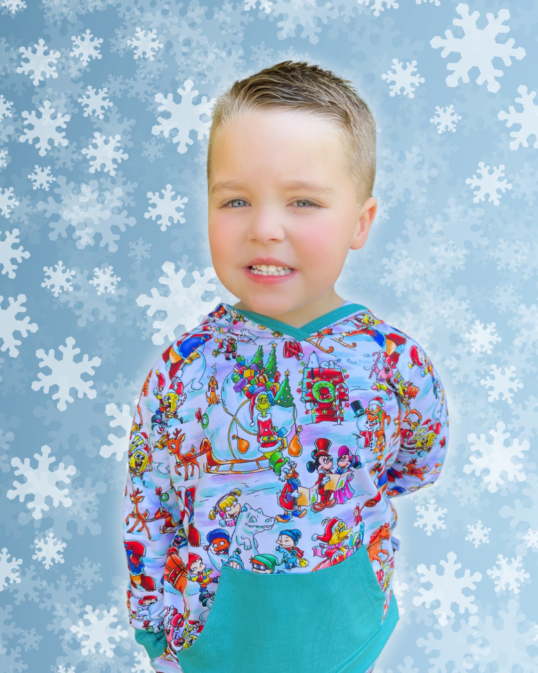 Snow Day French Terry Hooded Jogger Set