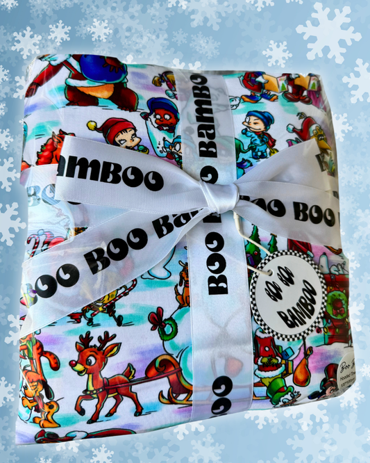 Snow Day Bamboo Hooded Towel
