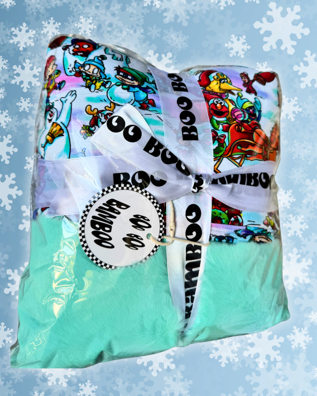 Snow Day Luxe Bamboo Minky Lush Blanket - 30 x 40
