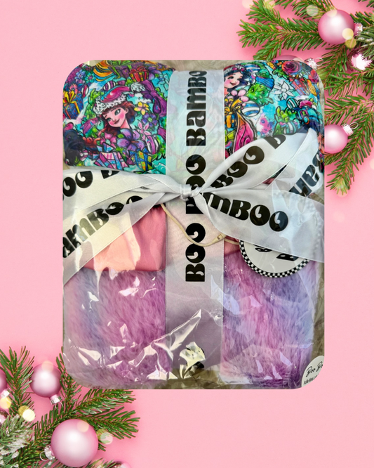 Enchanted Christmas Bamboo Minky w/ Ruffles - 30x40