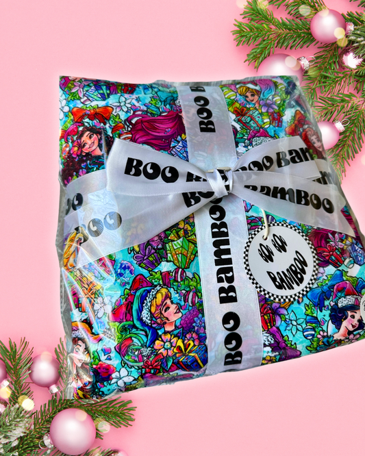 Enchanted Christmas Bamboo Hooded Towel