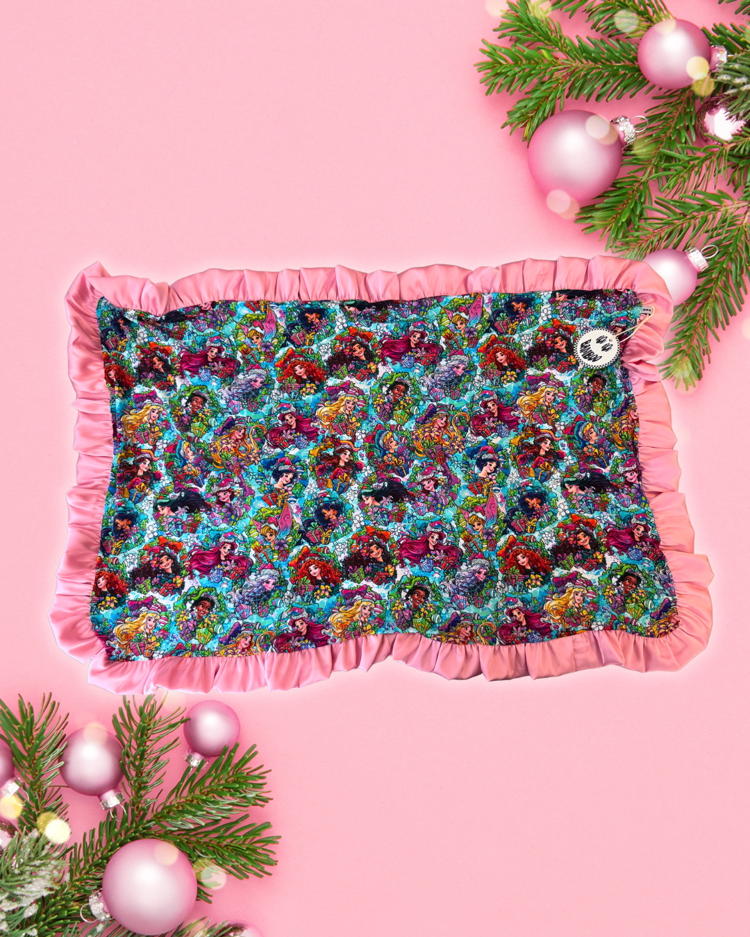 Enchanted Christmas Ruffle Pillowcase