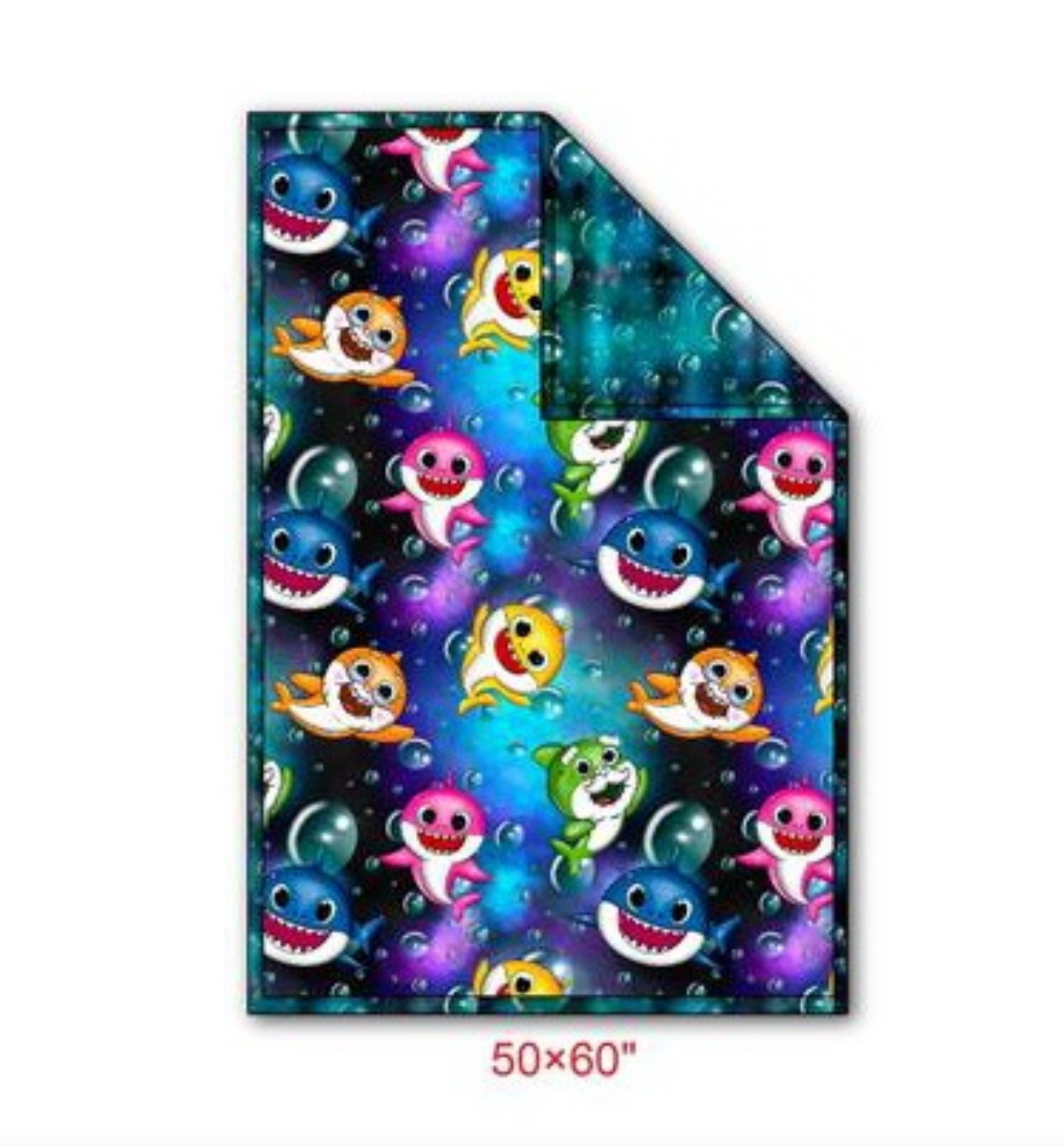 Fin Family 3 Layer Bamboo Blanket - 50x60