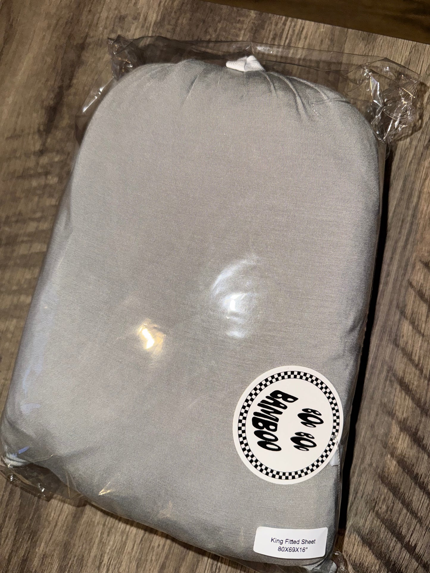 Solid Light Gray King Sheet