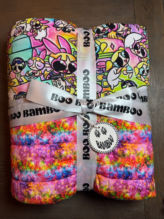 Girl Gang Power Quilted Bamboo Blanket - 60x60